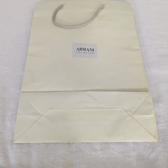 Armani Shopping Gift Bag 17'' x 12'' x 4" - Picture 2 of 2
